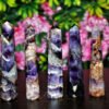 Amethyst Gemstone Obelisk Points