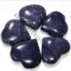 Blue Goldstone hearts