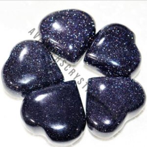 Blue Goldstone hearts
