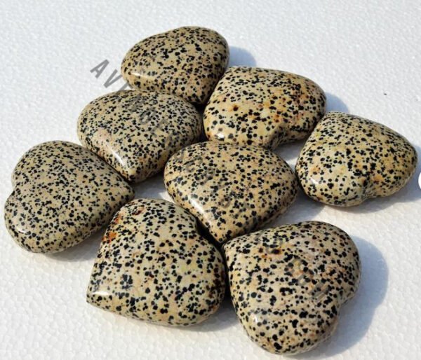 Dalmation Jasper Hearts