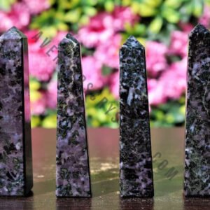 Indigo Gabbro Gemstone Tower