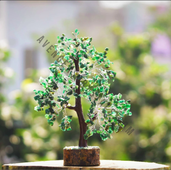 Green Emerald Gemstone Tree