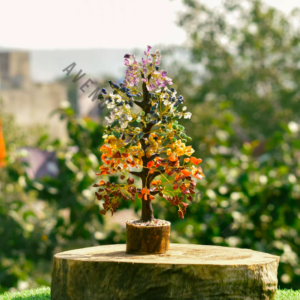 Seven Chakra Crystals Tree