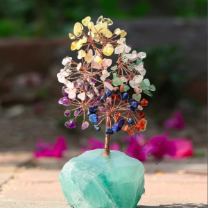 Colourfull Multi Crystals Gemstone Chips Tree