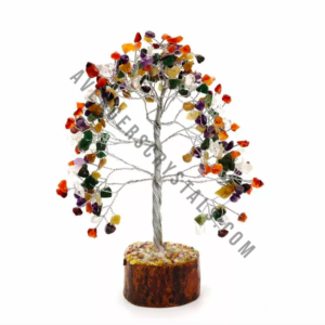 Multi Crystals Gemstone Christmas Tree