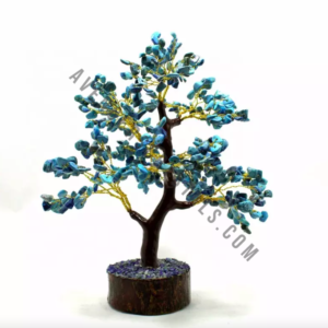 Blue Apatite Crystals Tree For Christmas Decor