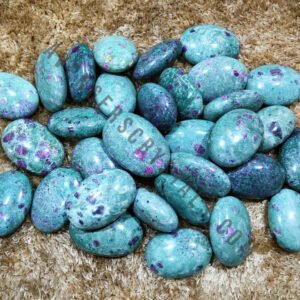 Ruby Fuschite Palm Stones Pocket Stones