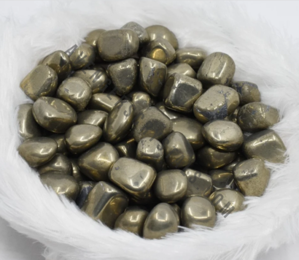 Wholesale Pyrite Gemstone Tumble Stones