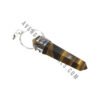 Tiger eye double terminated gemstone pendant