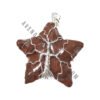 Mahogany Obsidian Star Wire Wrapped Pendant