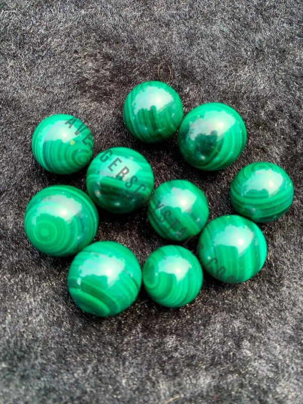 Malachite Gemstone Spheres