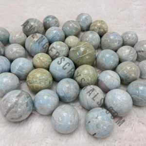 Green Moonstone Gemstone Spheres