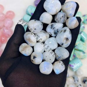 Rainbow Moonstone AAA Quality Gemstone Tumble Stones
