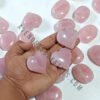 Rose Quartz Small Puffy Hearts