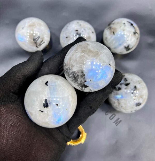 Rainbow Moonstone Gemstone Spheres
