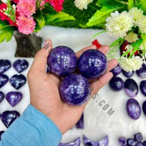Lepidolite Gemstone Spheres
