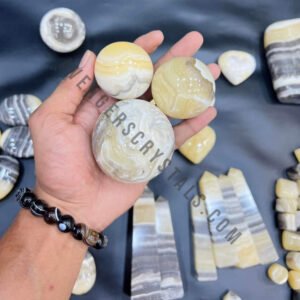 Zebra Calcite Gemstone Spheres