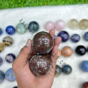 Dragon Blood Stone Crystal Spheres