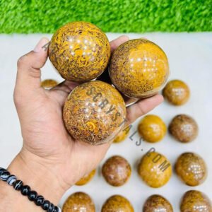 Calligraphy Jasper Gemstone Ball