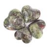 Dragon Blood Stone Crystal Puffy Hearts