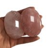 Rose Quartz Crystal Palm Stones