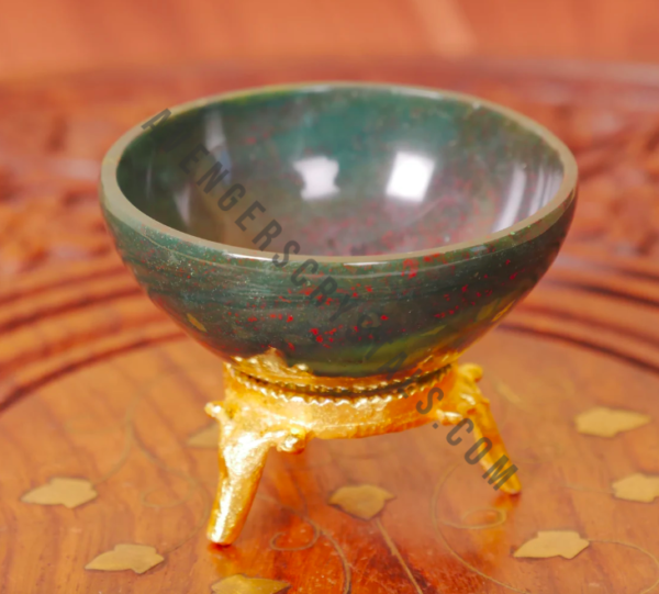 Blood Stone Crystal Bowl