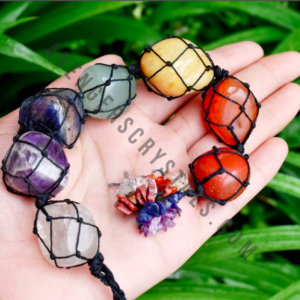 Seven Chakra Gemstone Car Hanger