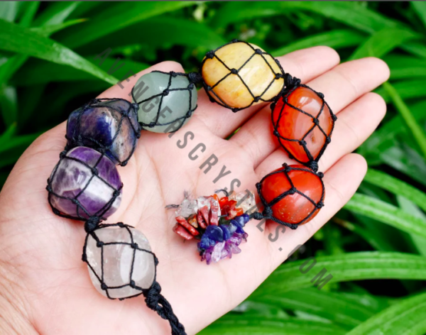 Seven Chakra Gemstone Car Hanger