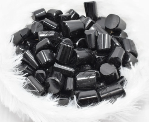 Wholesale Black Agate Gemstone Tumble Stones