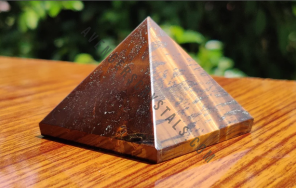Tiger Eye Gemstone Pyramids