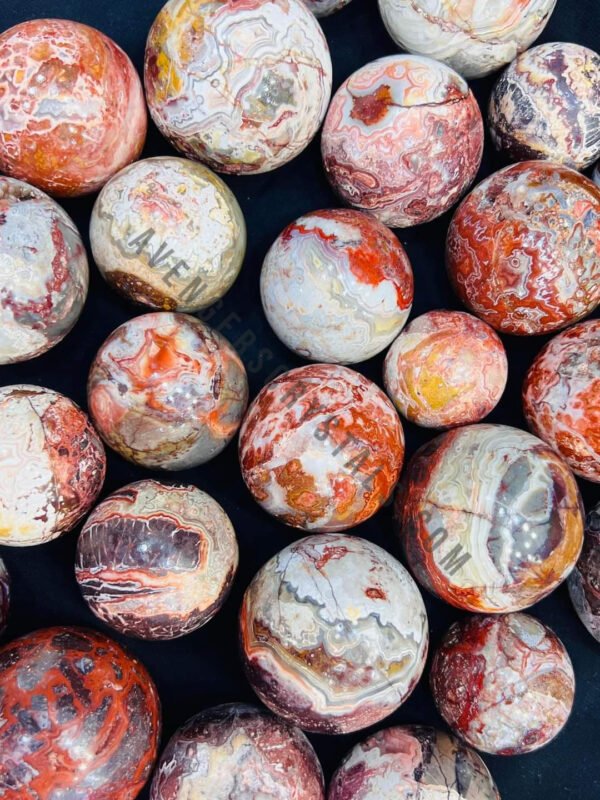 Crazy Lace Agate Gemstone Spheres