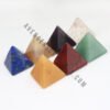 Seven Chakra Stones Crystal Small Pyramid Set