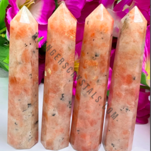 Sunstone Crystal Obelisk Point