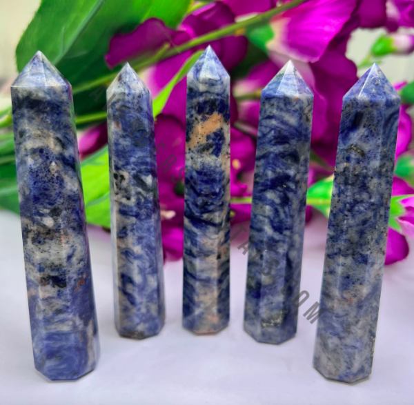 Sodalite Crystal Obelisk Point