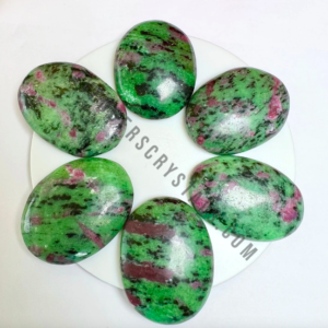 Ruby Zoisite Small Crystal Palm Stones