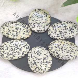Dalmatian Jasper Small Palm Stones Pocket Stones