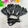 Black Agate Gemstone Angel