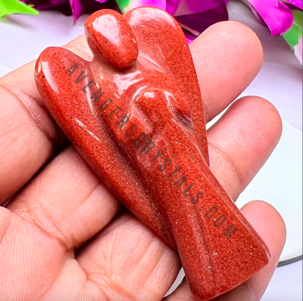 Red Jasper Agate Angel