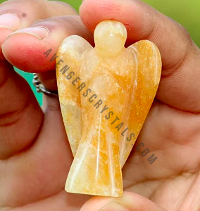 Yellow Aventurine Crystal Angel