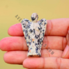 Dalmatian Jasper Crystal Angel