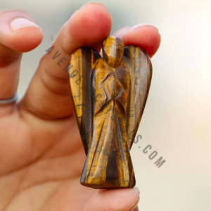 Tiger Eye Gemstone Angel