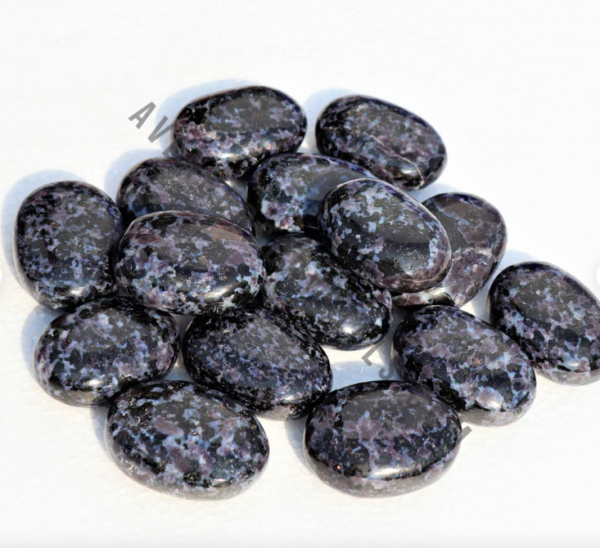 Indigo Gabbro Crystal Palm Stones