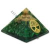Malachite Tree of Life Orgonite Pyramid
