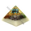 Seven Chakra Turquoise Merkaba Orgonite Pyramid