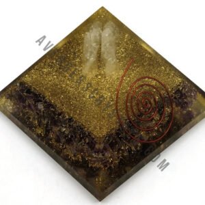 Amethyst Angel Orgonite Pyramid