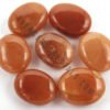 Red Aventurine Large Crystal Palm Stones