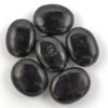 Black Agate Large Crystal Palm Stones