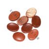 Red Gold Stone Crystal Worry Stones