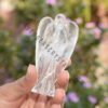 Clear Quartz Gemstone Large Angel