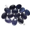 Blue Gold Stone Crystal Worry Stones